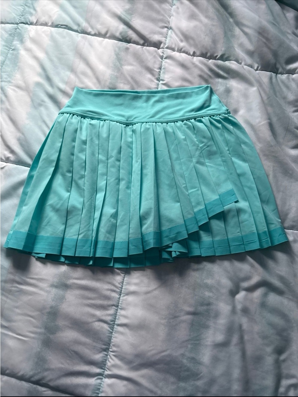 Aerie Pleated Athletic Skirt in Aqua Blue